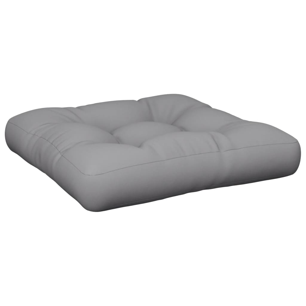 Palettenkissen 3-tlg. Taupe Stoff