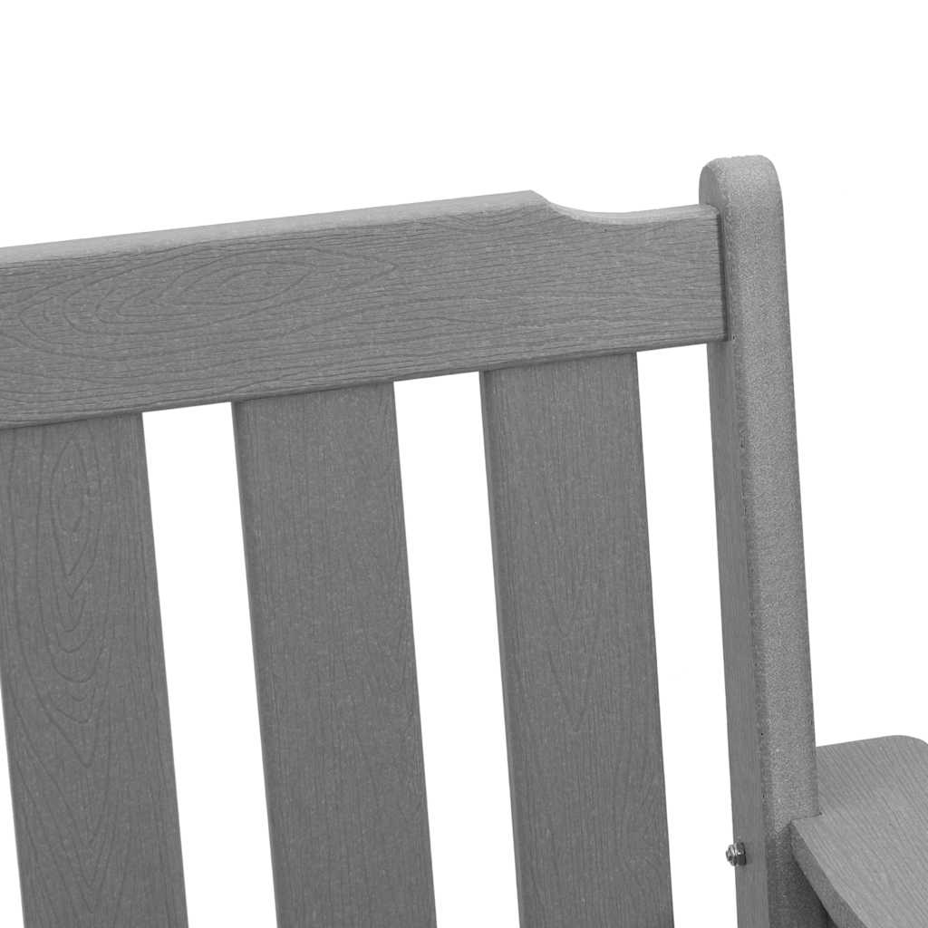 Gartenbank Weiß 120 x 59 x 88 cm HDPE