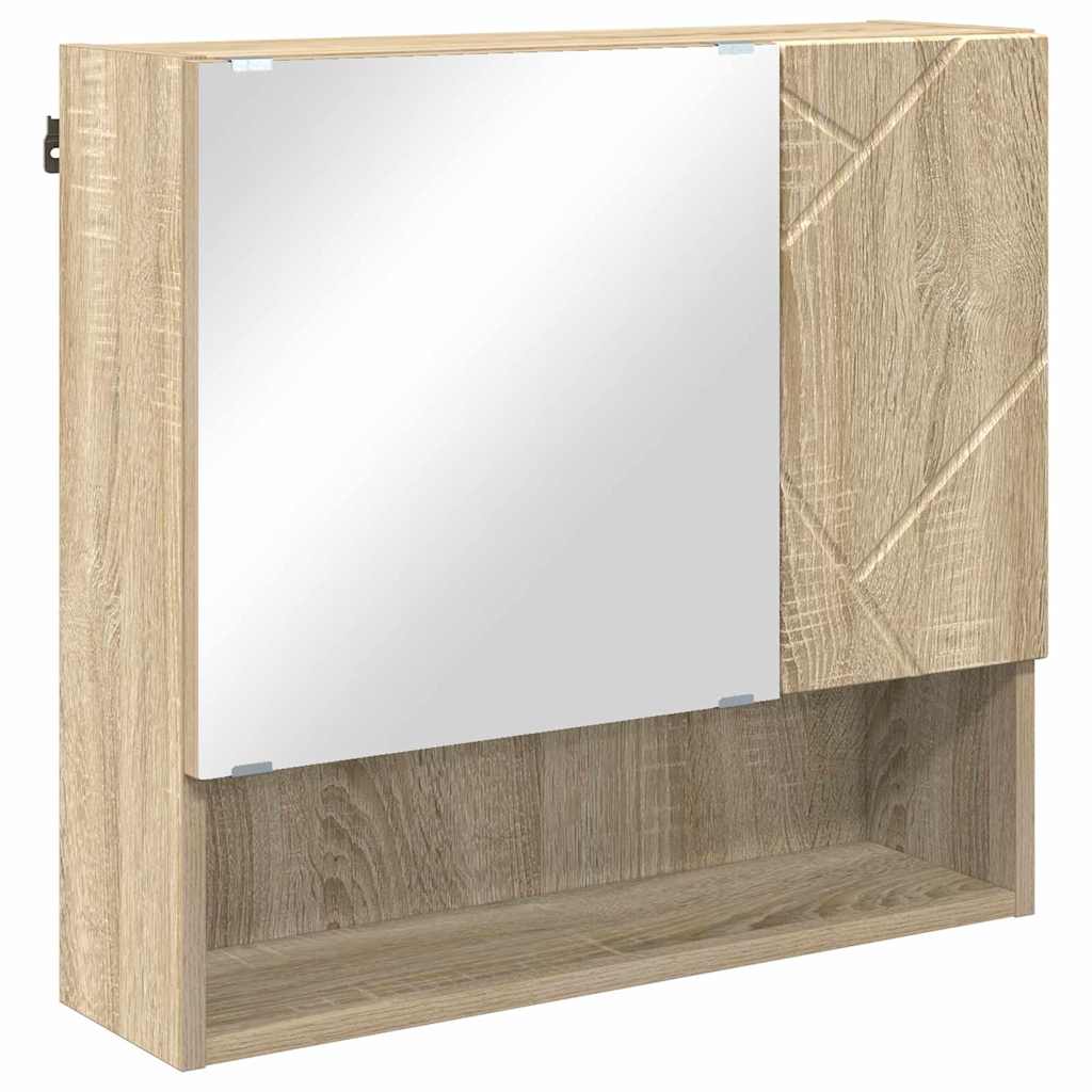 Badezimmermöbel-Set mit Tür 5 pcs Weiß Holzwerkstoff & Metall