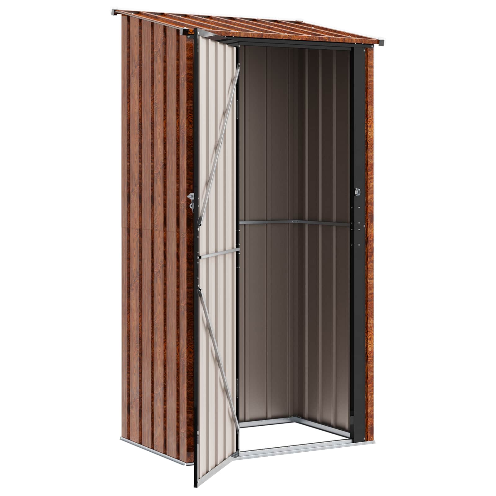 Gartenhütten Anthrazit 103 x 74 x 200 cm Metall