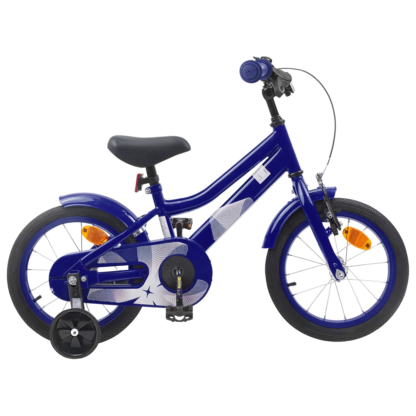 Kinderfahrrad 12 Zoll für 2-4 Jahre alt Dunkelblau