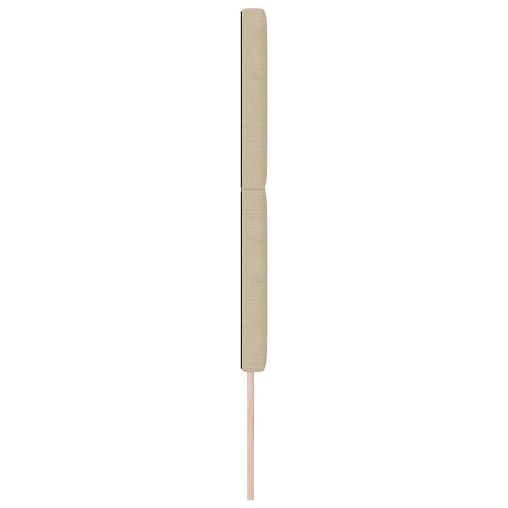 Kopfteil Hellgrau 80 cm Cordstoff