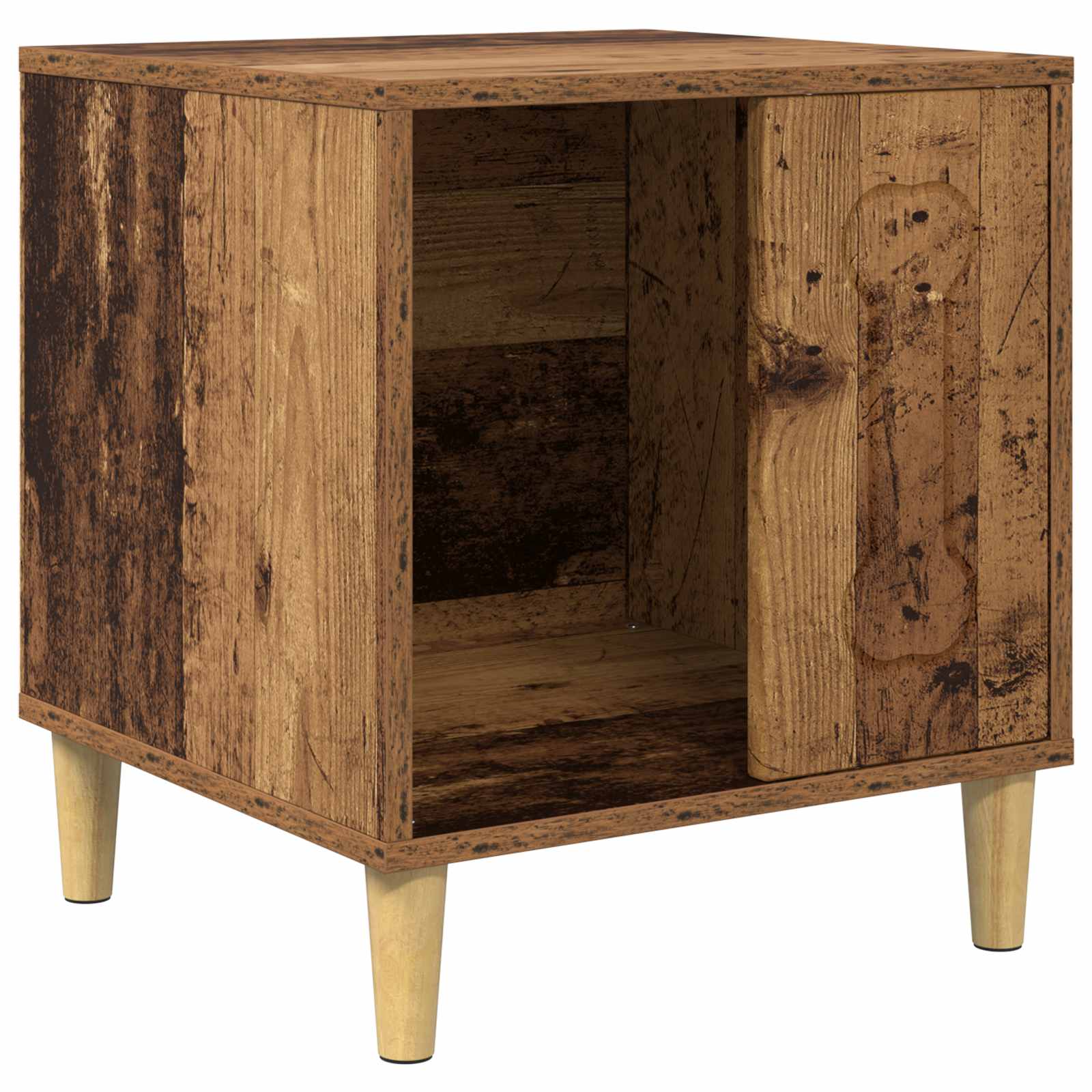 Hundehütte Weiß 44 x 42 x 49 cm Holzwerkstoff