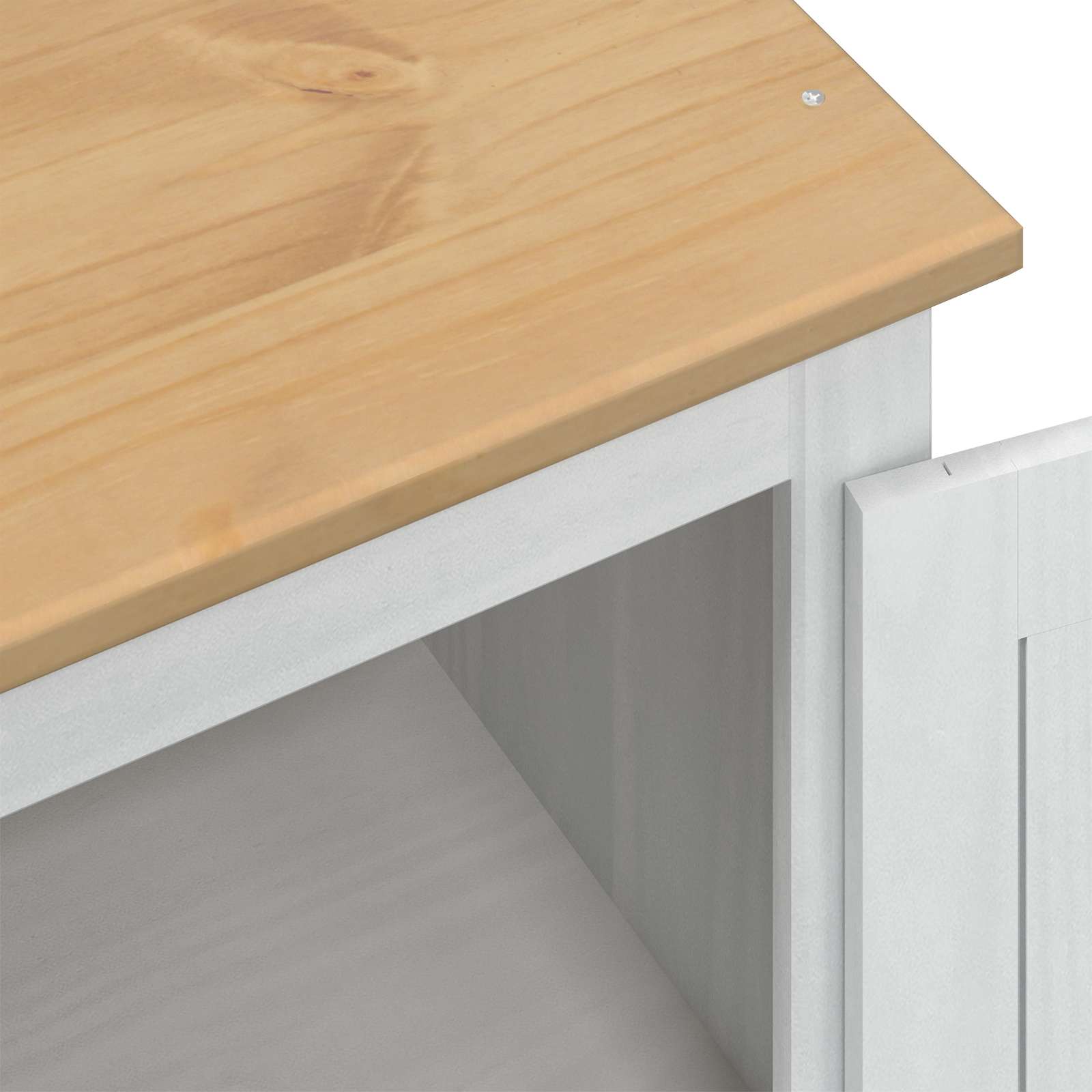 Kleiderschrank Corona 76x50x170 cm Massivholz Kiefer