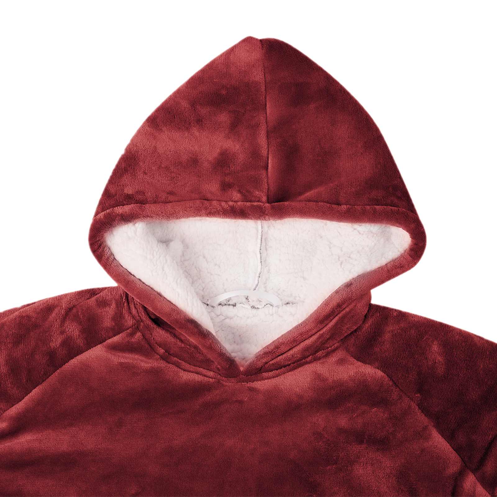 Decken-Hoodie Beige M Fleece und Flanell