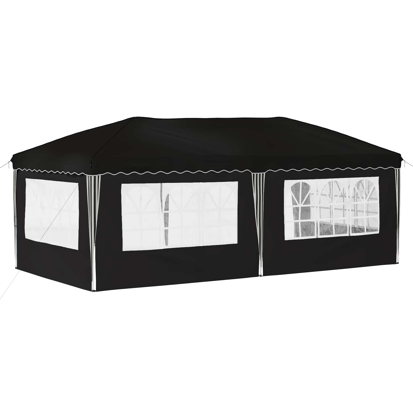 Pop-up Partyzelt 575 x 290 x 245 cm Creme
