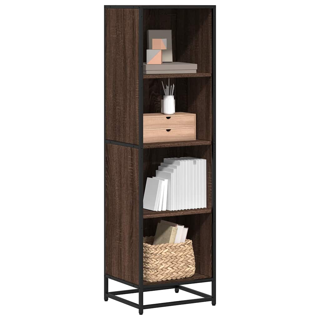 Bücherregal Schwarz 60x35x139 cm Holzwerkstoff