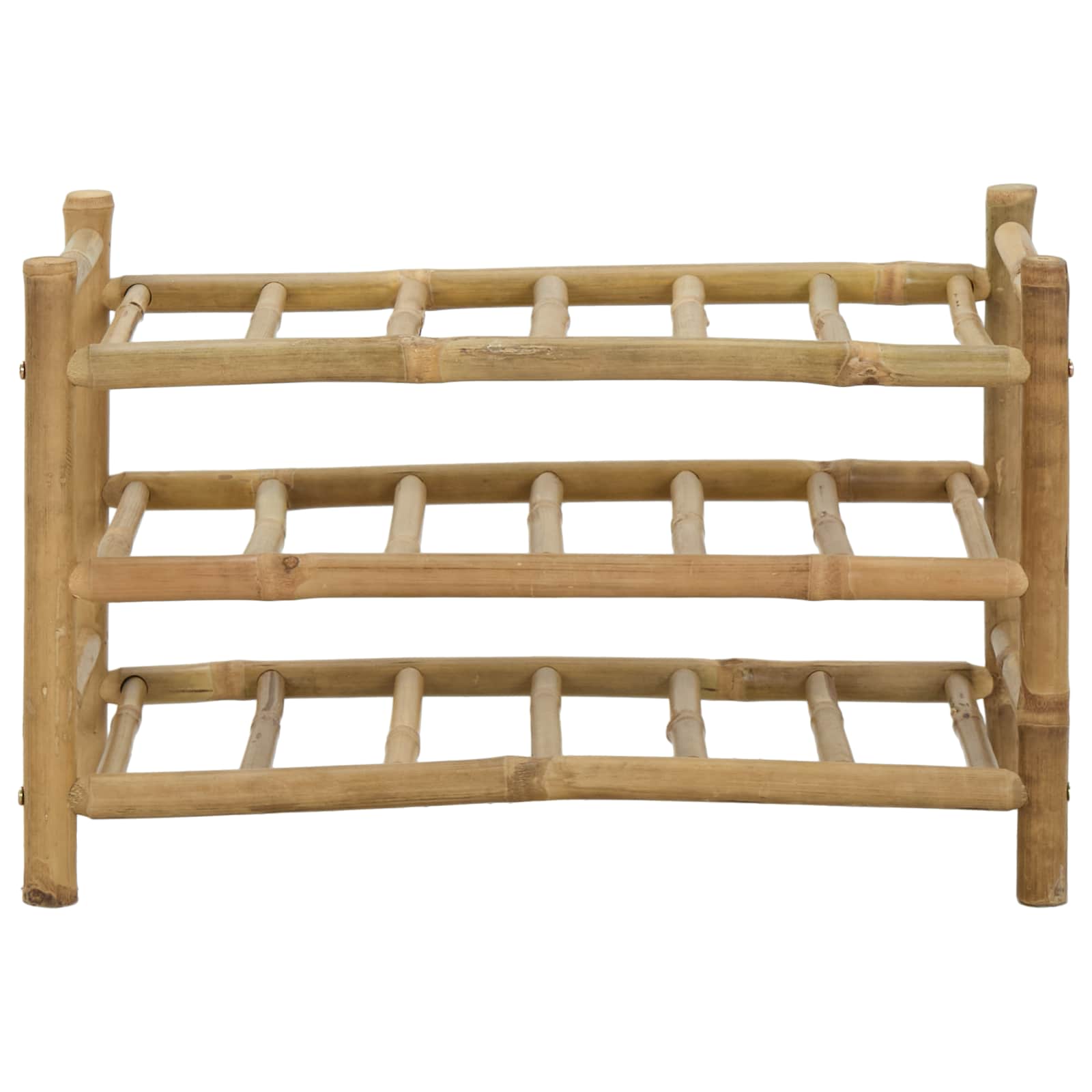 Weinregal Natur 32,5 x 29,5 x 36 cm Bambus