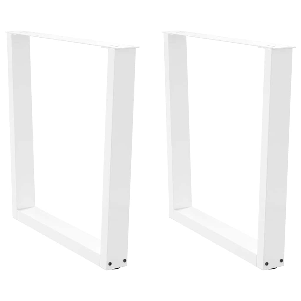 Couchtischbeine V-Form 2 Stück Schwarz 30x(30-31,3) cm Stahl