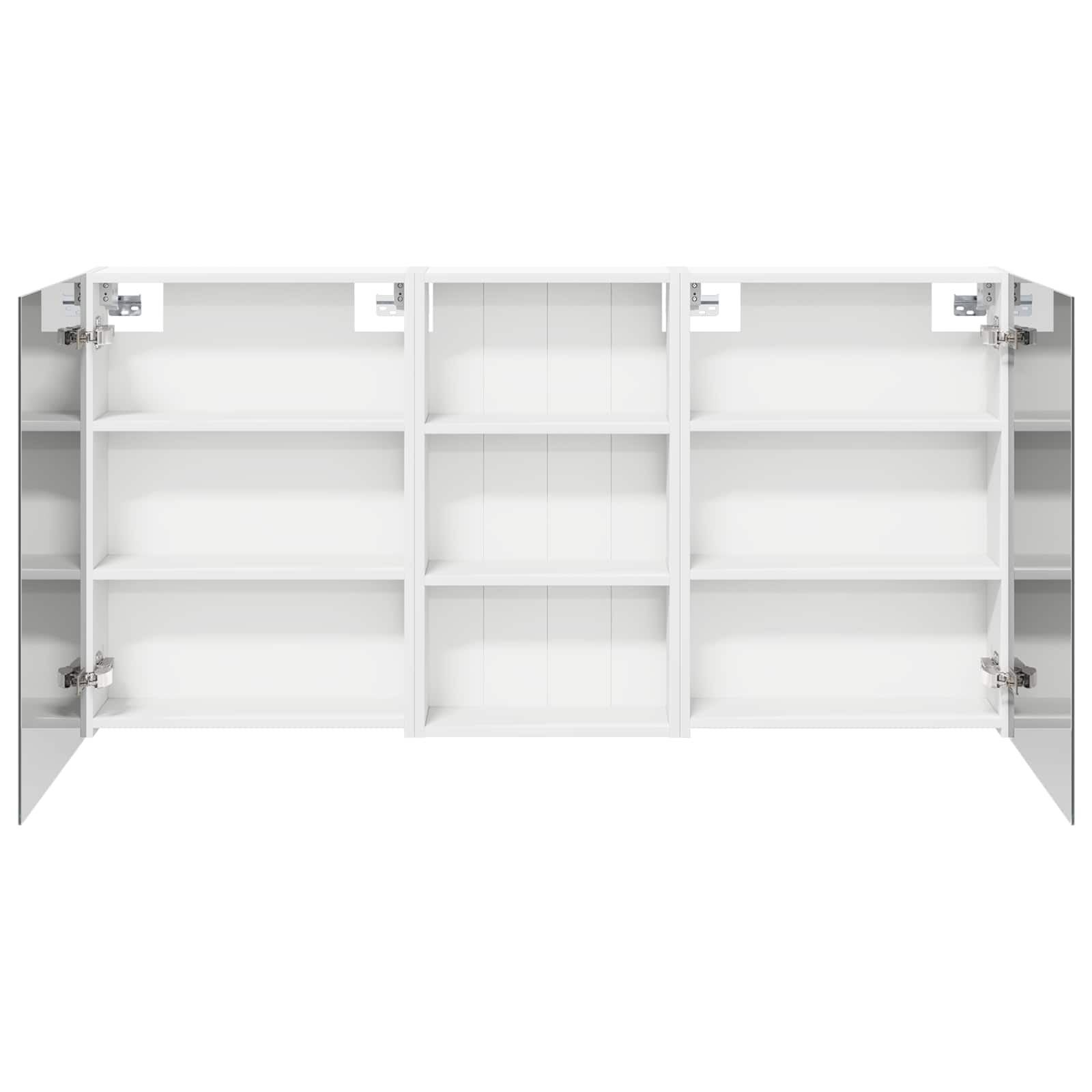 Badezimmerschrank-Set 3 pcs 80 x 10,5 x 50 cm Holzwerkstoff