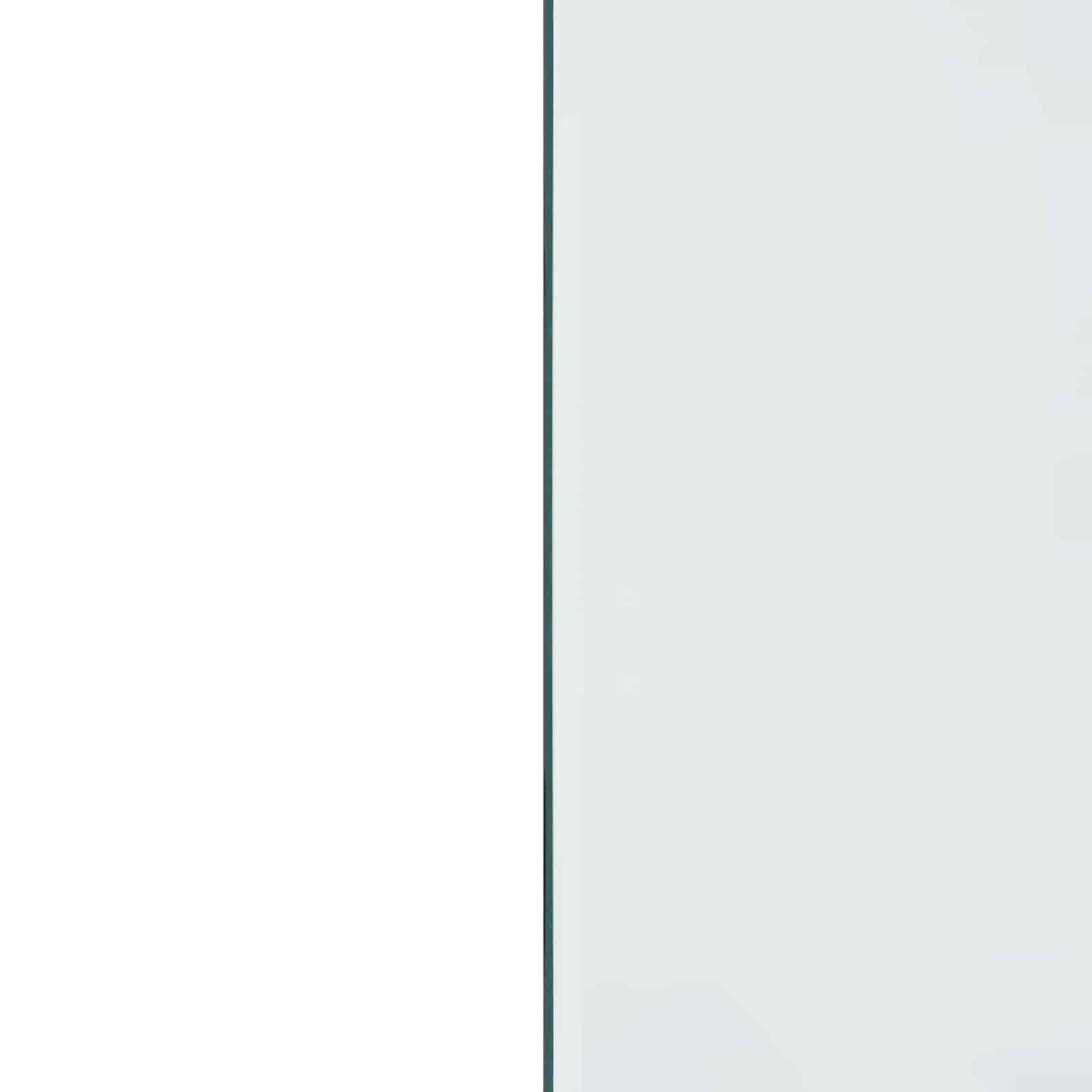 Feuerstelle Glasplatte Transparent 80 x 50 cm Glas