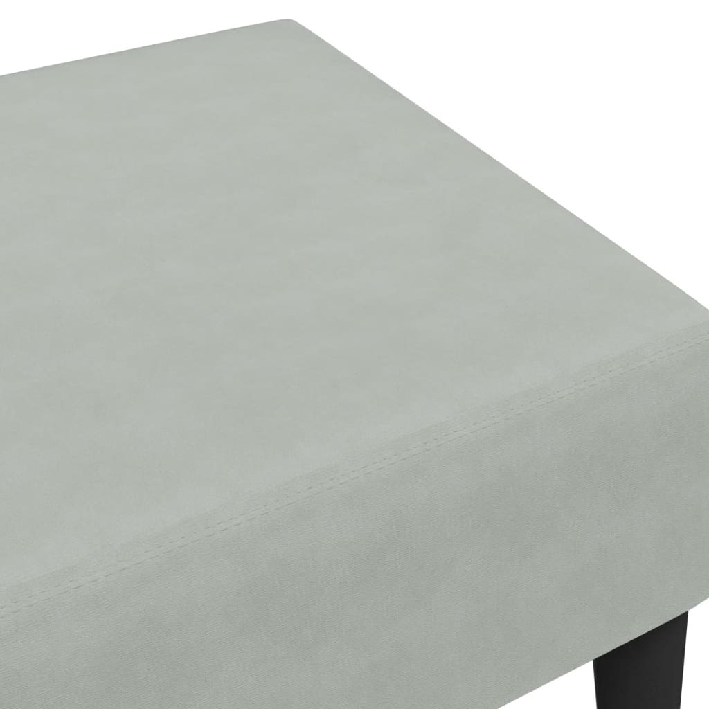 Fußhocker Blau 77x55x31 cm Samt