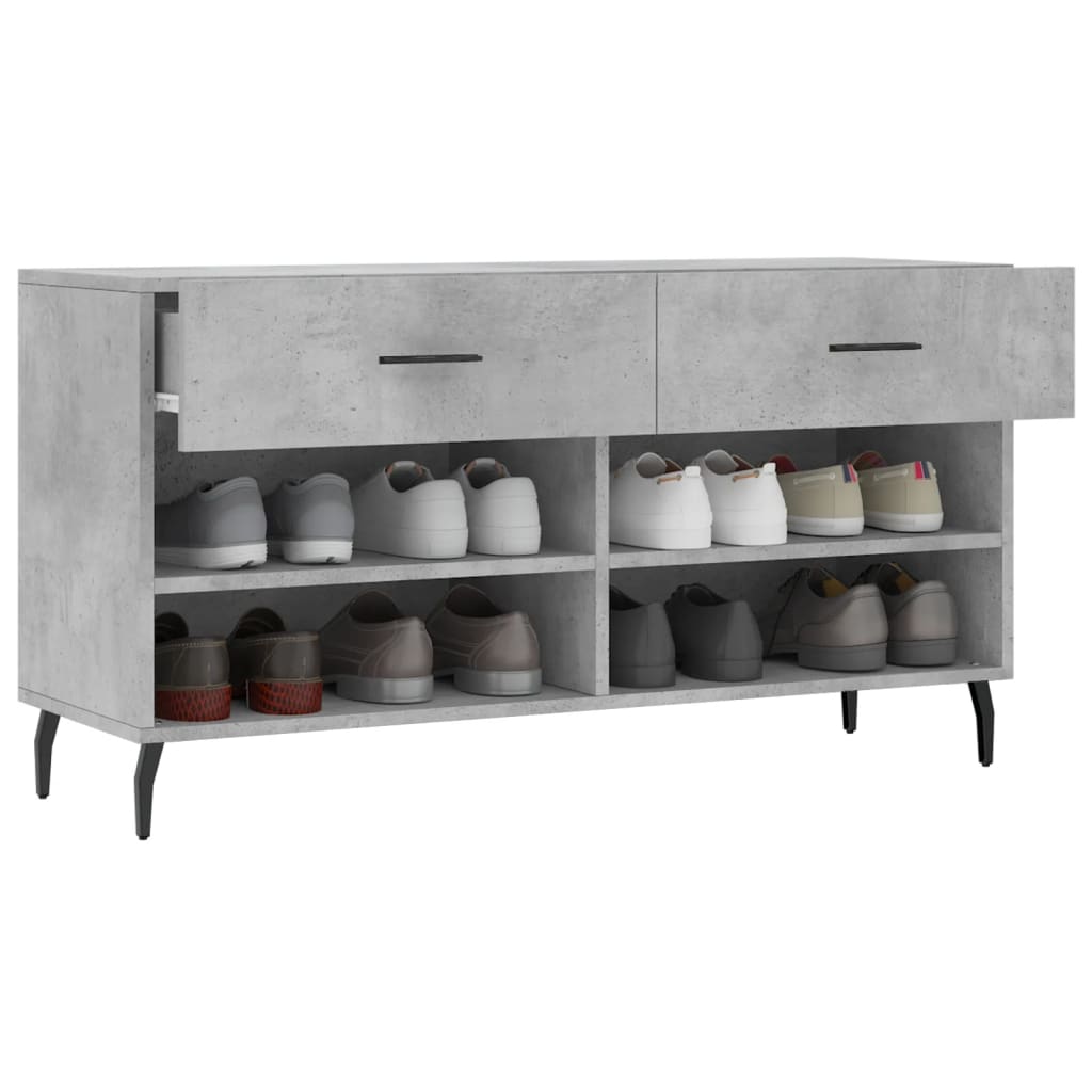 Schuhbank Weiß 102x35x55 cm Holzwerkstoff
