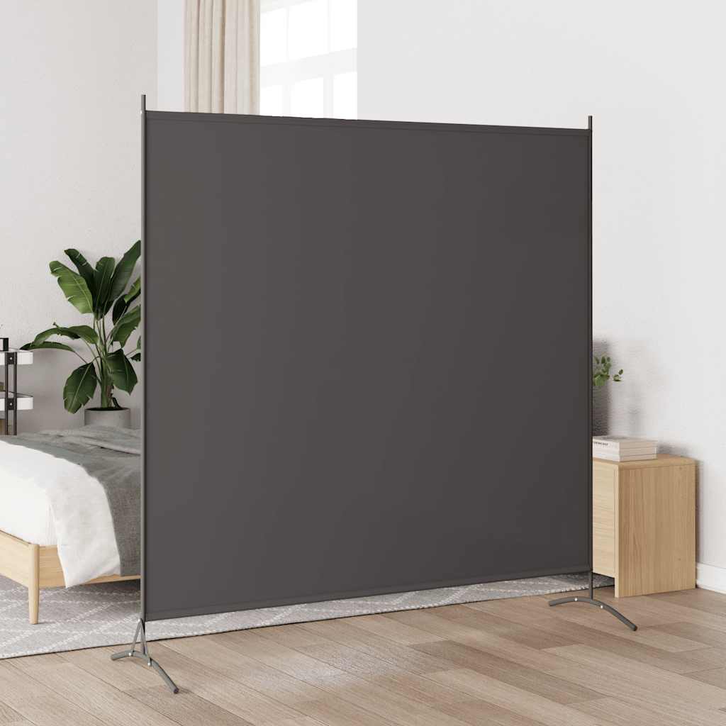 Einzel Panel Raumteiler Beige 175 x 180 cm Stoff