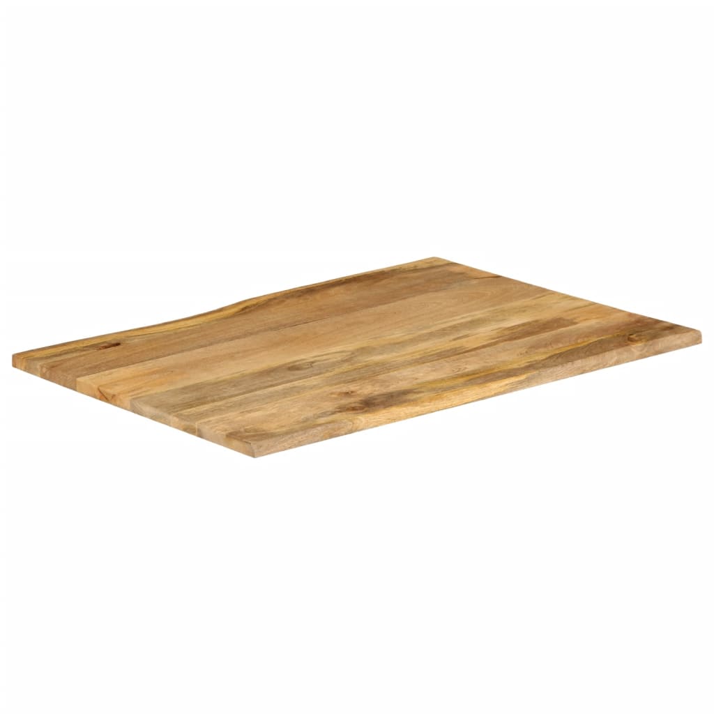 Tischplatte 40x40x2,5 cm Rechteckig Massivholz Akazie Baumkante