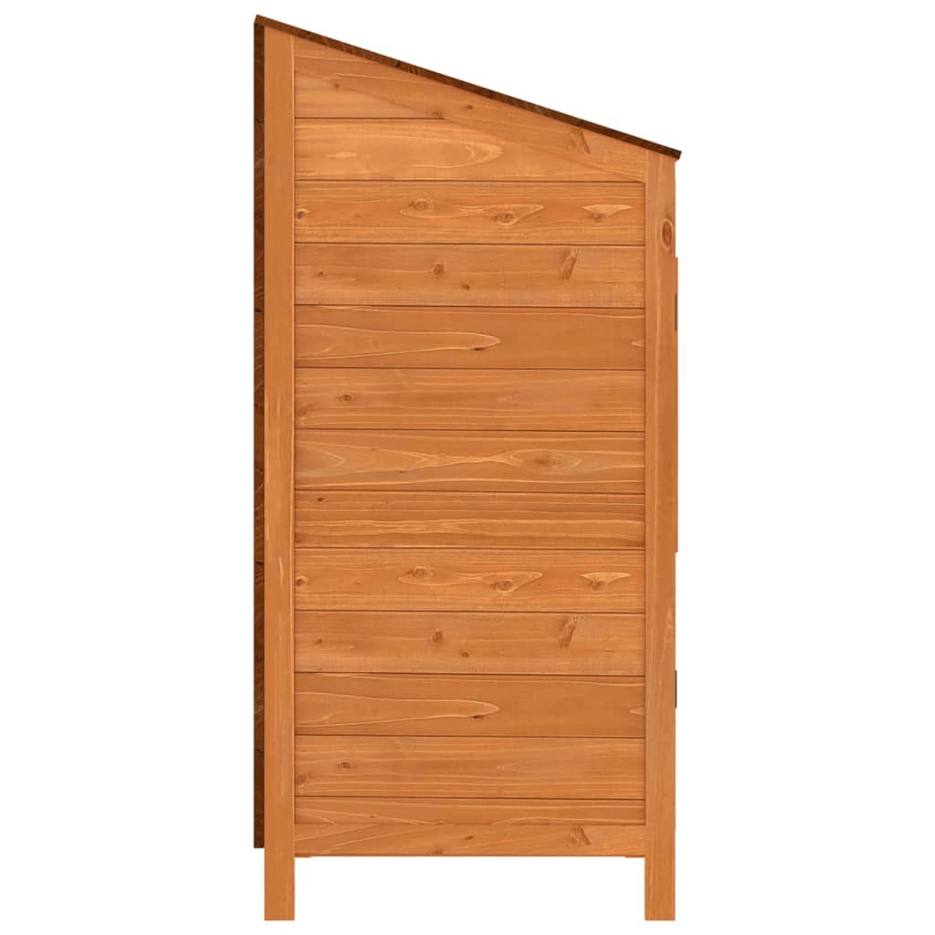 Geräteschuppen 55x52x174,5 cm Massivholz Tanne