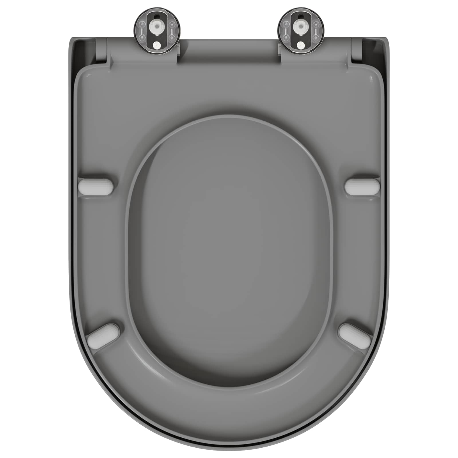 Toilettensitz Anthrazit 49 x 36 x 4 cm Duroplast