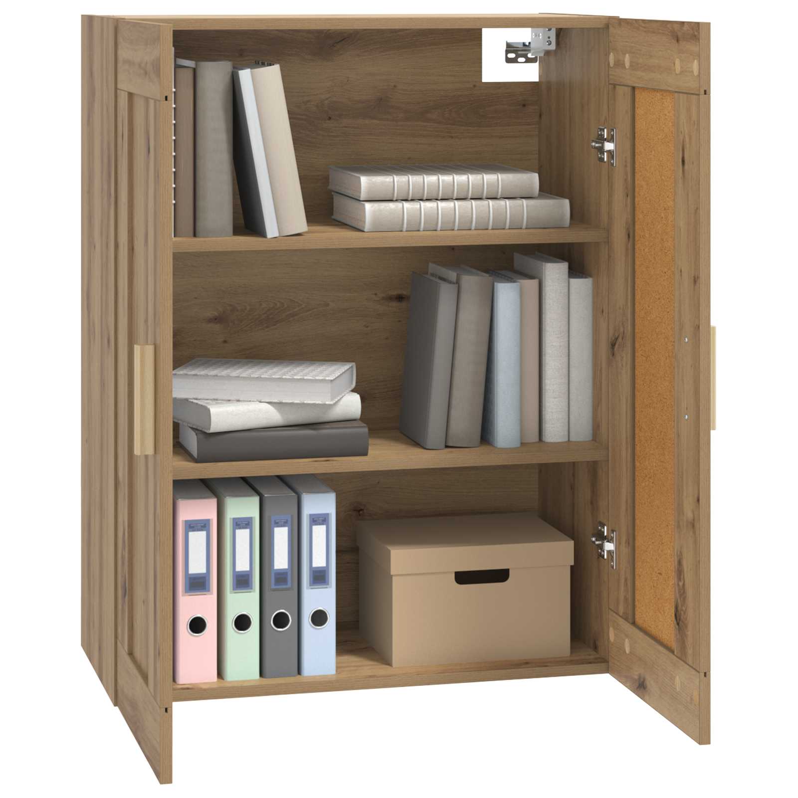 Wandschrank Weiß 69,5x32,5x90 cm Holzwerkstoff