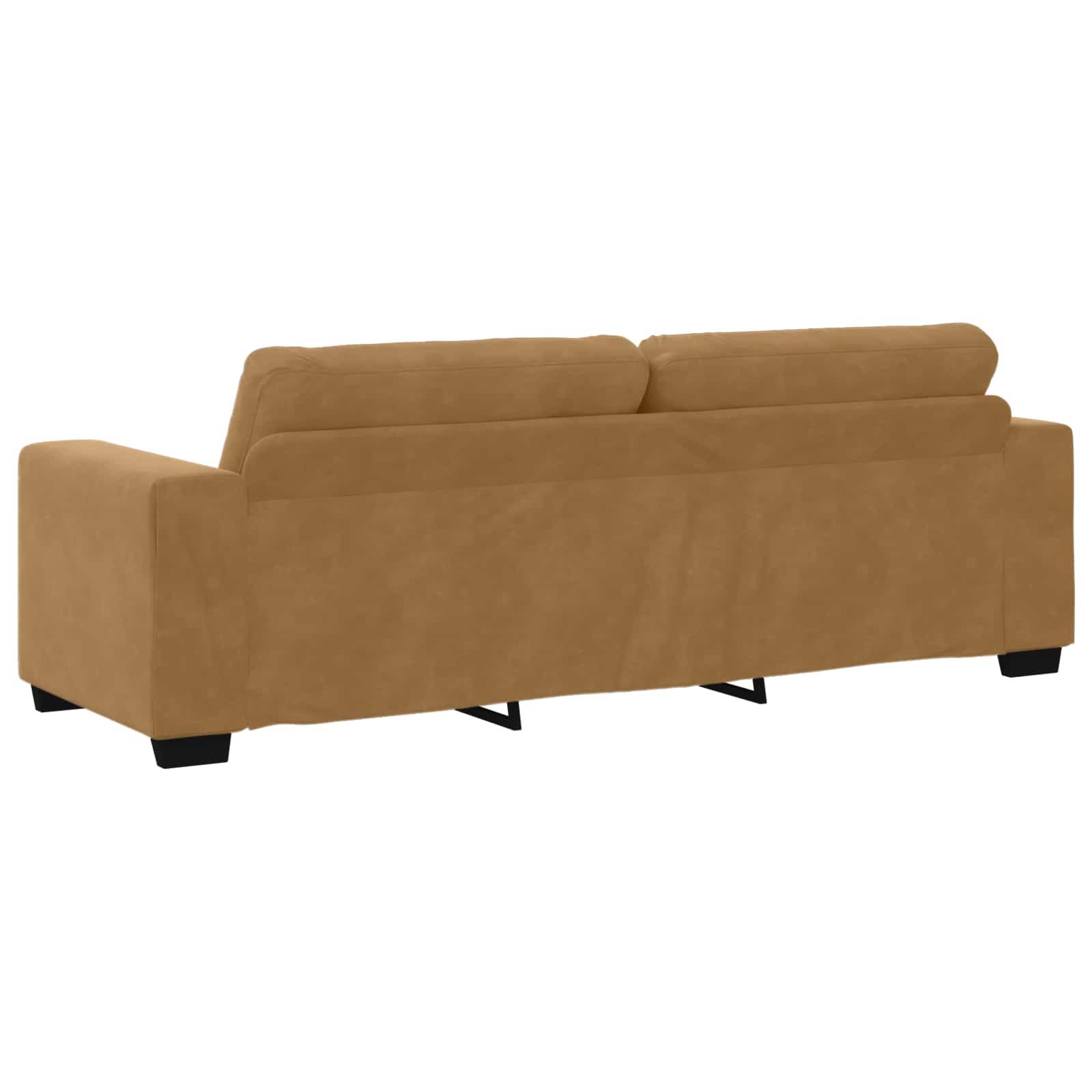 2-teiliges Sofa-Set mit Kissen, hellgrauer Samt