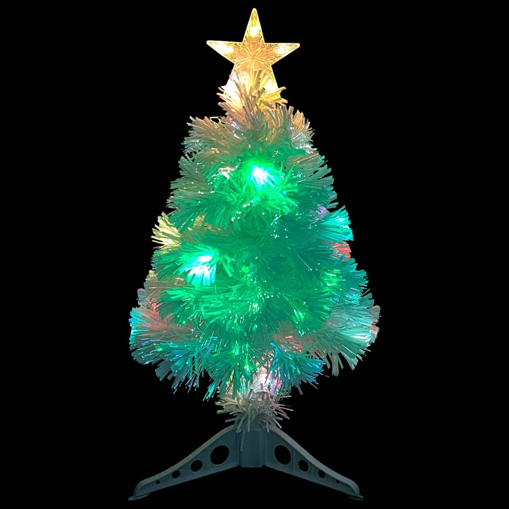 Vorbeleuchteter Weihnachtsbaum mit Ständer und LED 150 cm Glasfaser