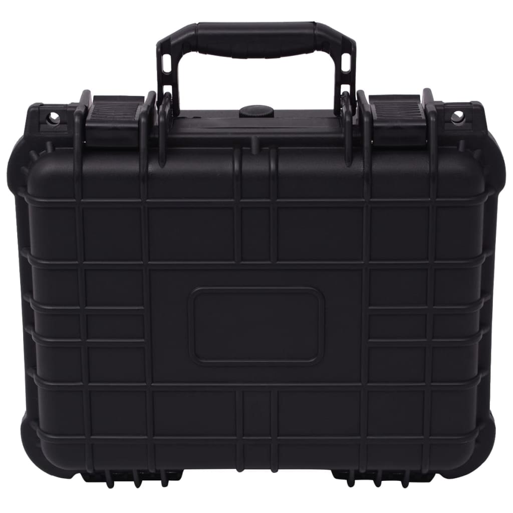 Koffer für Flugreise Tragbar Schwarz 46,5x21,5x17,5 cm PP
