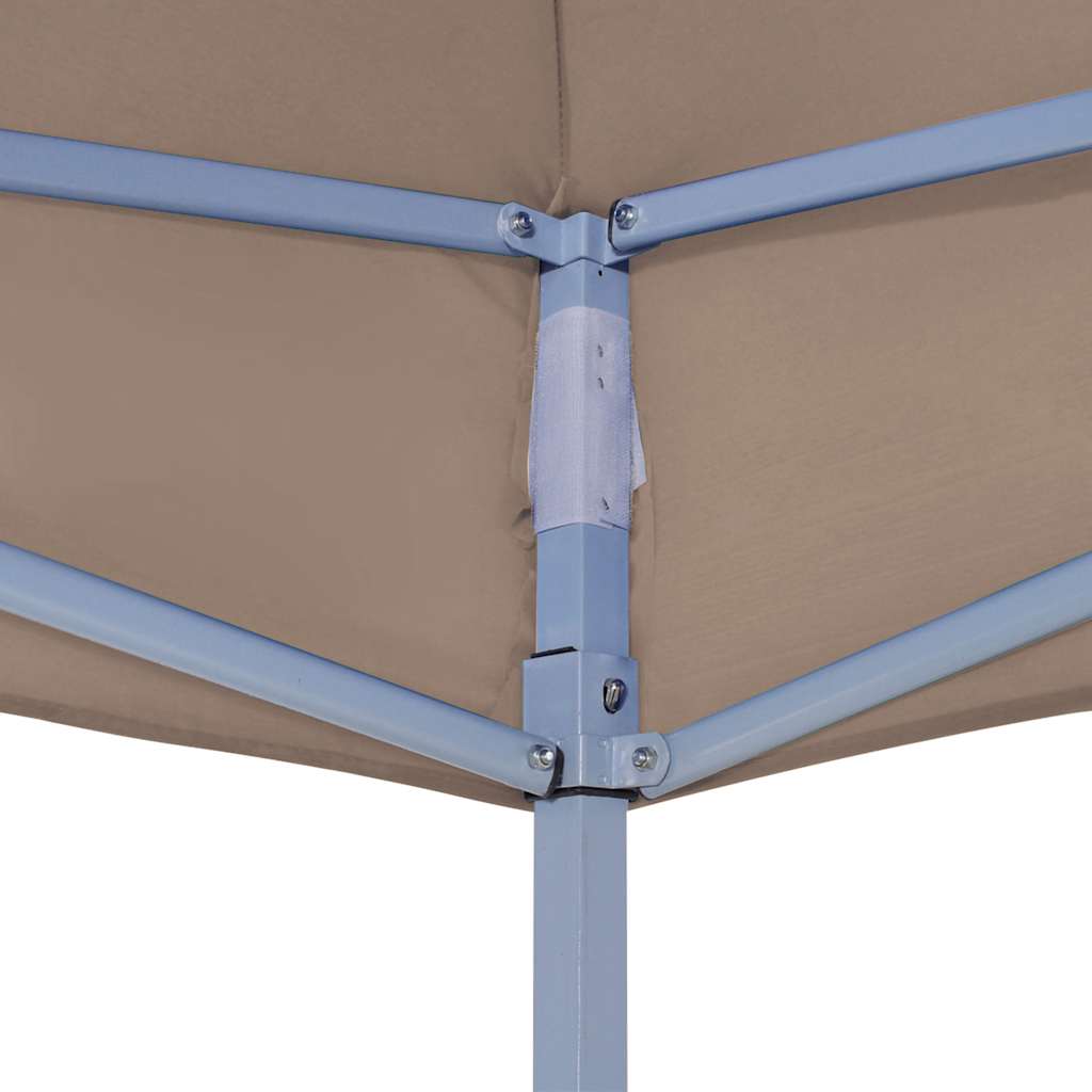 Partyzelt-Dach 3x3 m Beige 270 g/m²