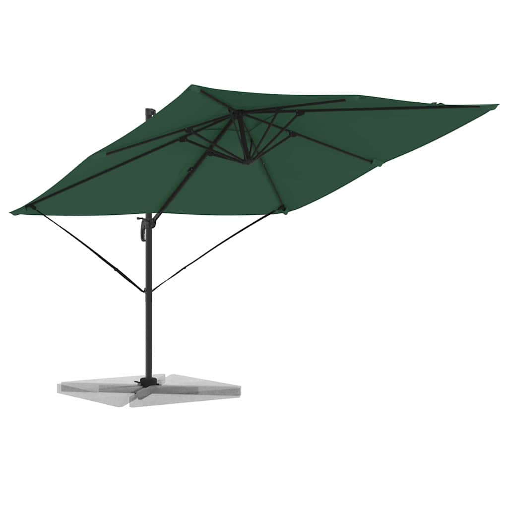 Roma Parasol Beige 286 x 284 x 265 cm Aluminium und Polyester