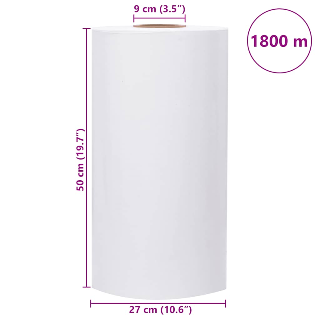 Agrarstretchfolie Grün 25 µm 50 cm x 1800 m