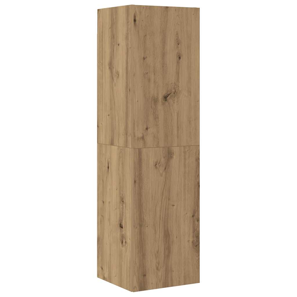 4-tlg. TV-Schrank-Set Weiß Holzwerkstoff