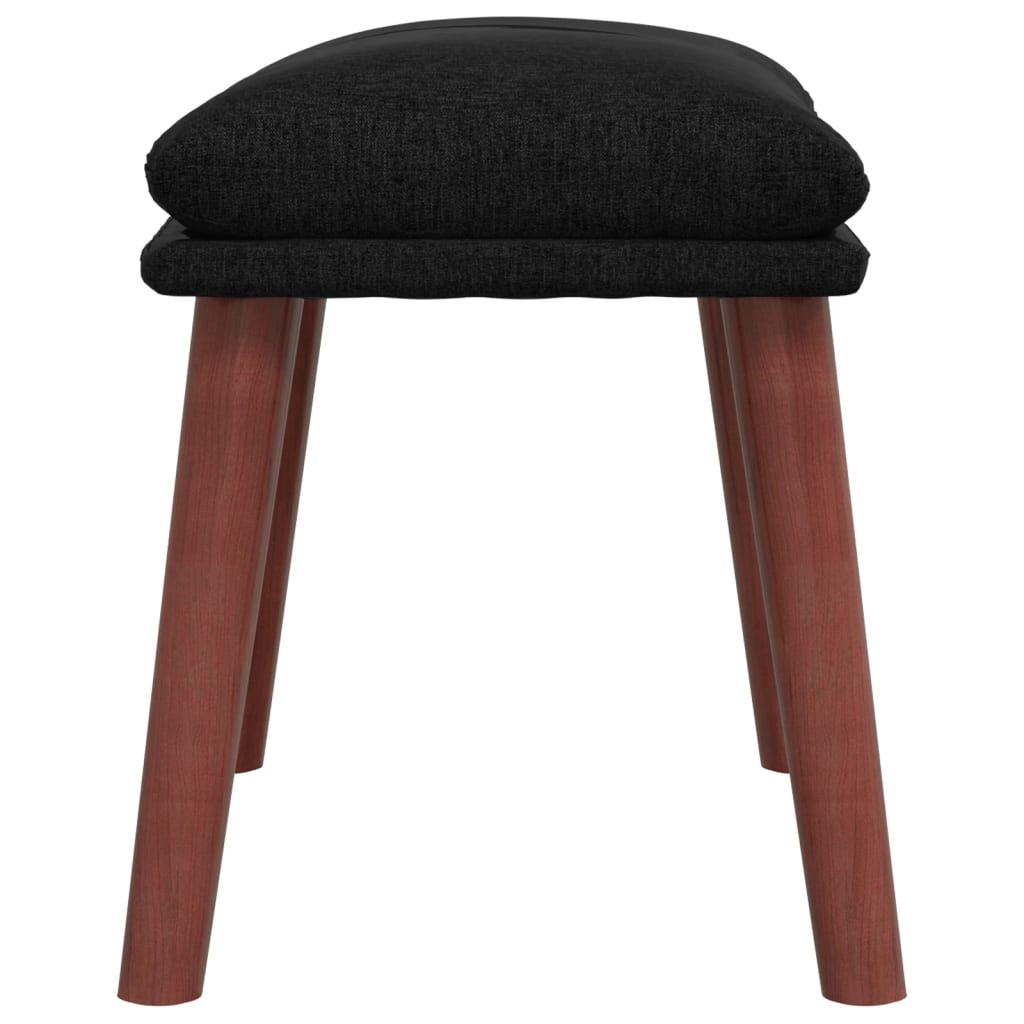 Fußhocker Hellgrau 45x29,5x35 cm Stoff