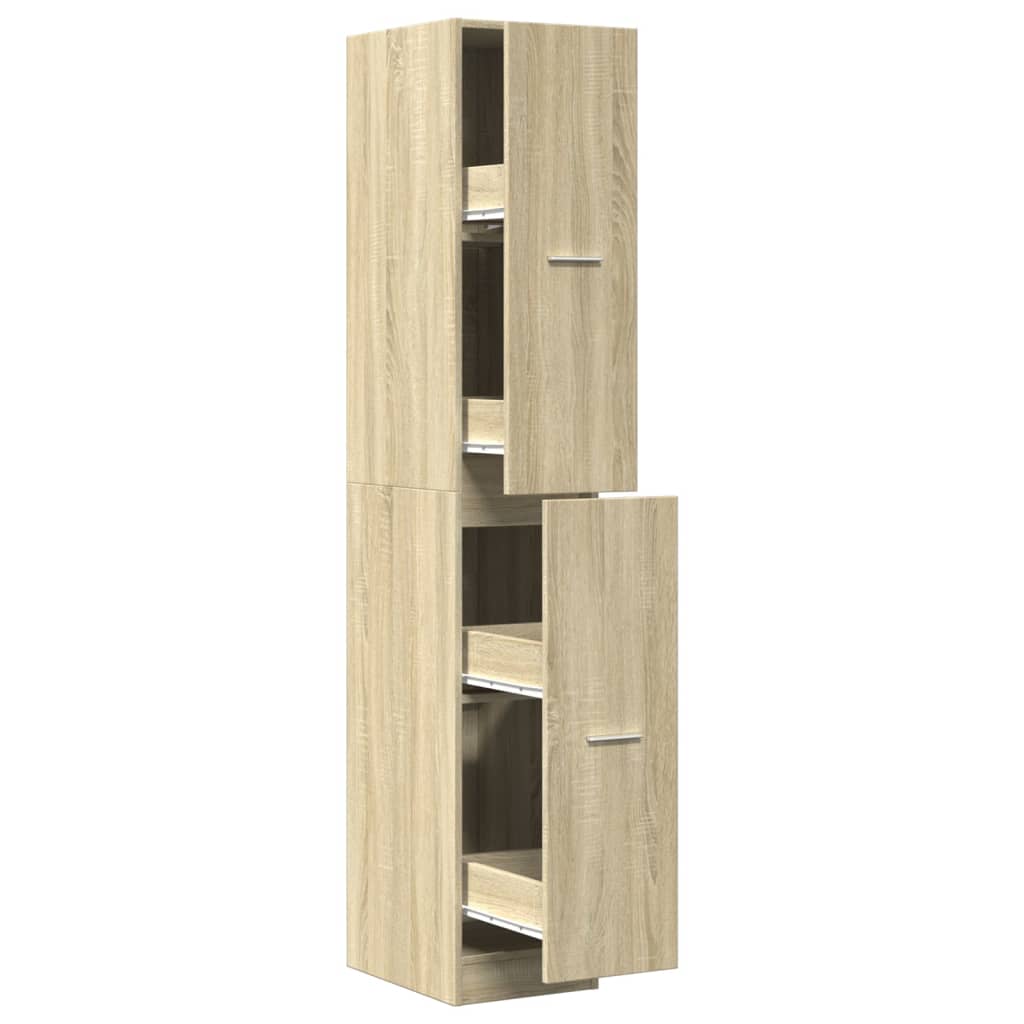 Apothekerschrank Weiß 30 x 41 x 174,5 cm Holzwerkstoff