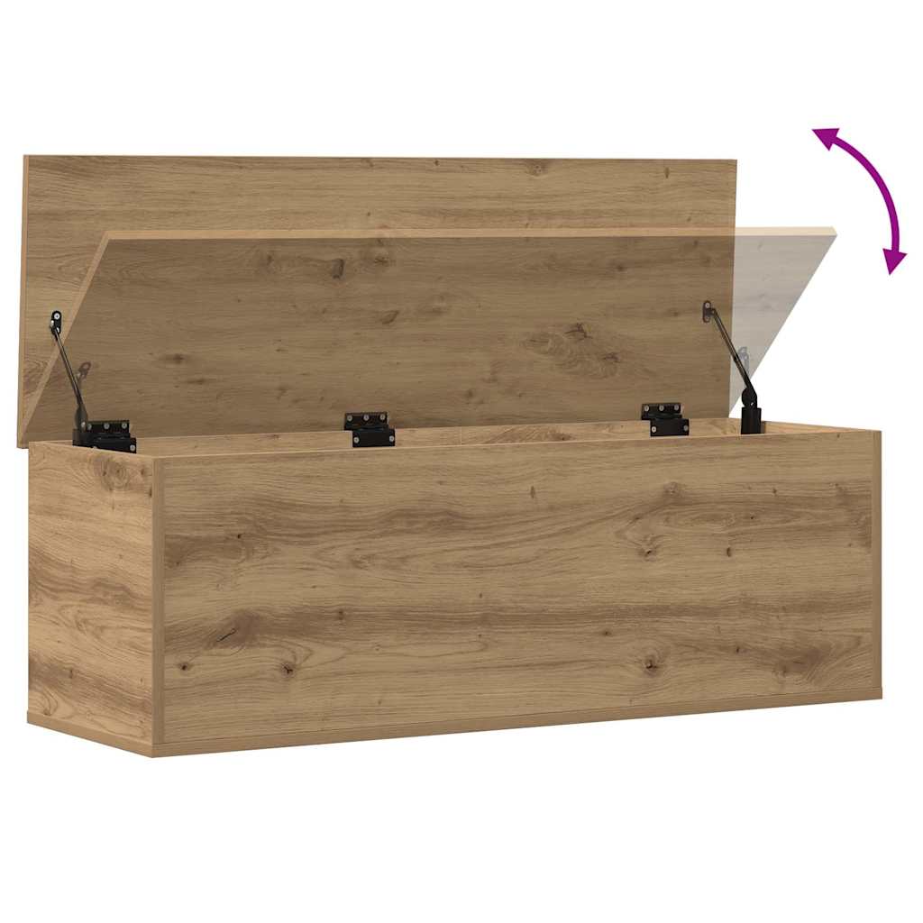 Aufbewahrungstruhe Weiß 84x42x46 cm Holzwerkstoff