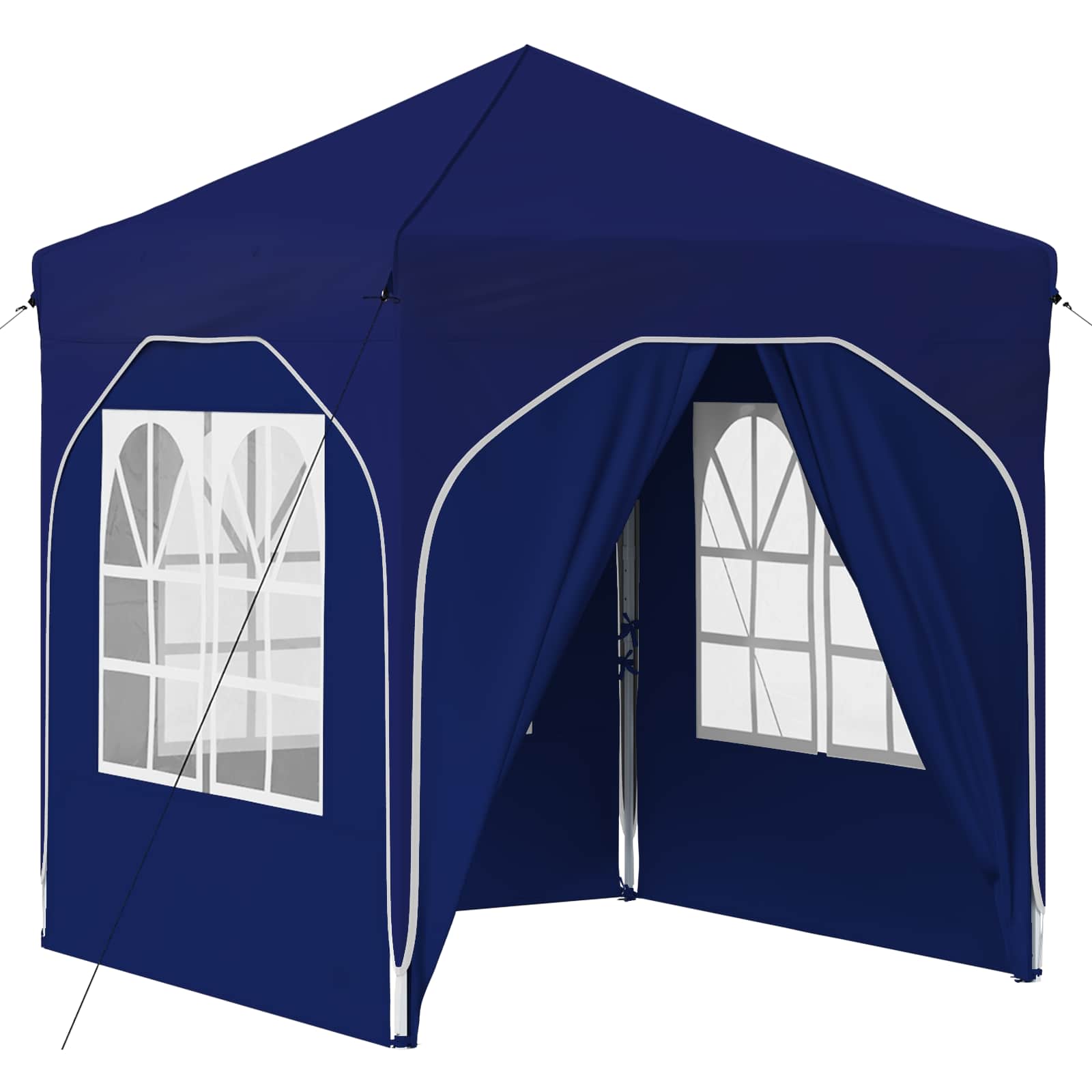 Pop-up Partyzelt 194 x 194 x 245 cm Creme