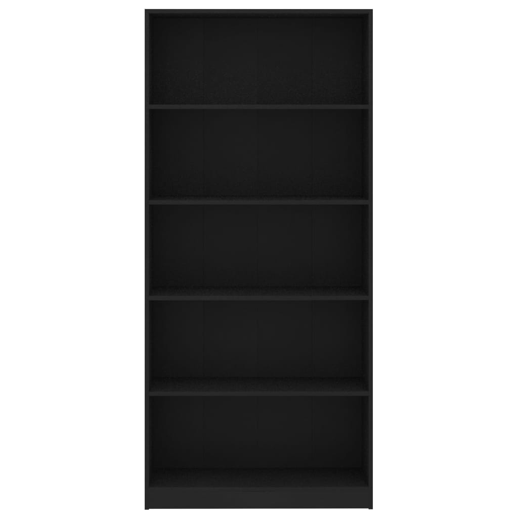 Bücherregal 3 Fächer Weiß 40x24x109 cm Holzwerkstoff