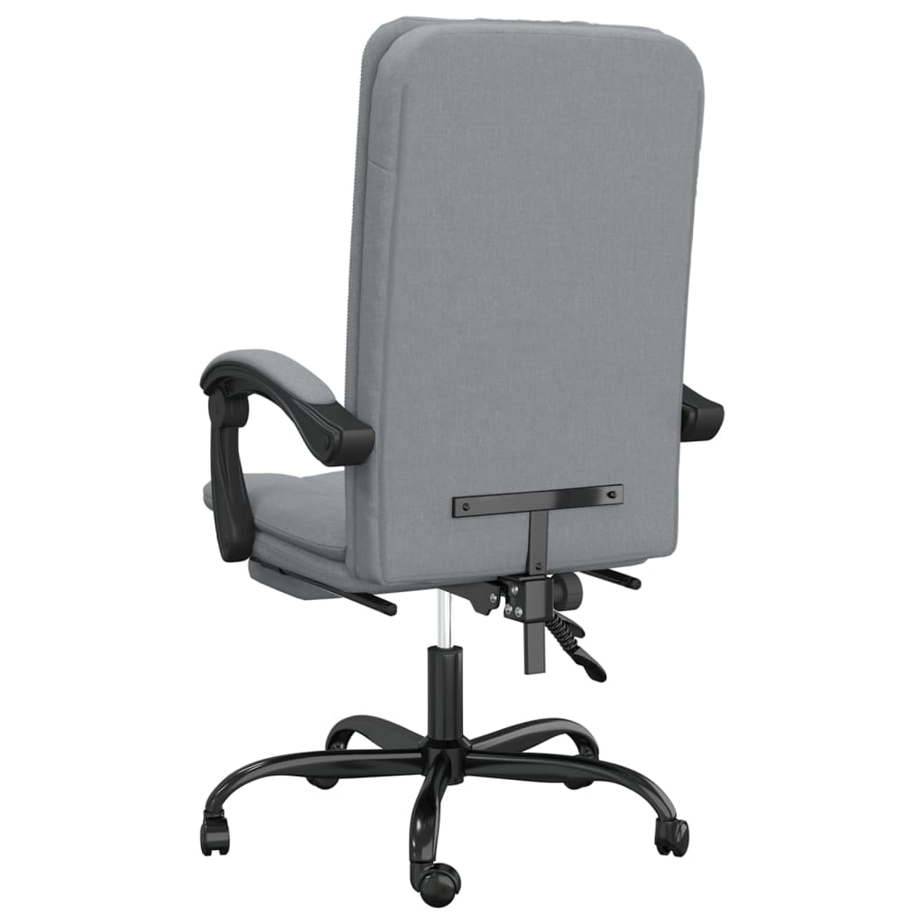 Bürostuhl mit Liegefunktion Taupe Stoff