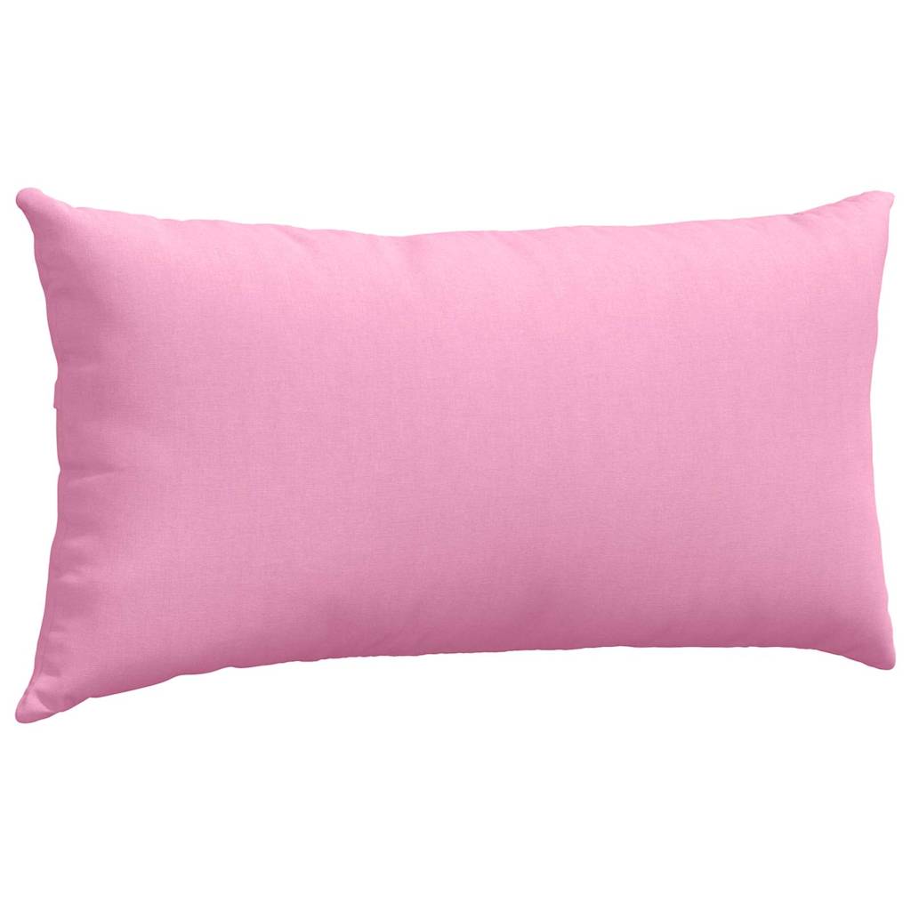 Sofakissen 2 pcs Hellgrau 50 x 30 cm Stoff