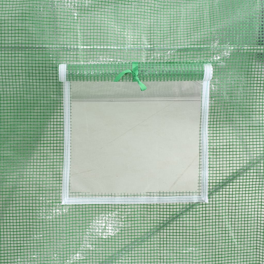 Gewächshaus mit Stahlrahmen Weiß 8 m² 4x2x2 m