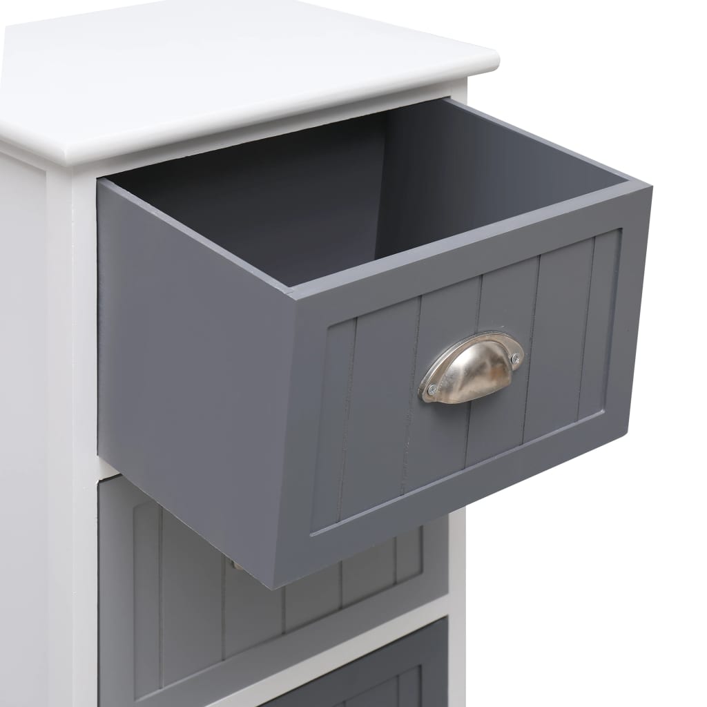 Beistellschrank 38x28x86 cm Massivholz Paulownia
