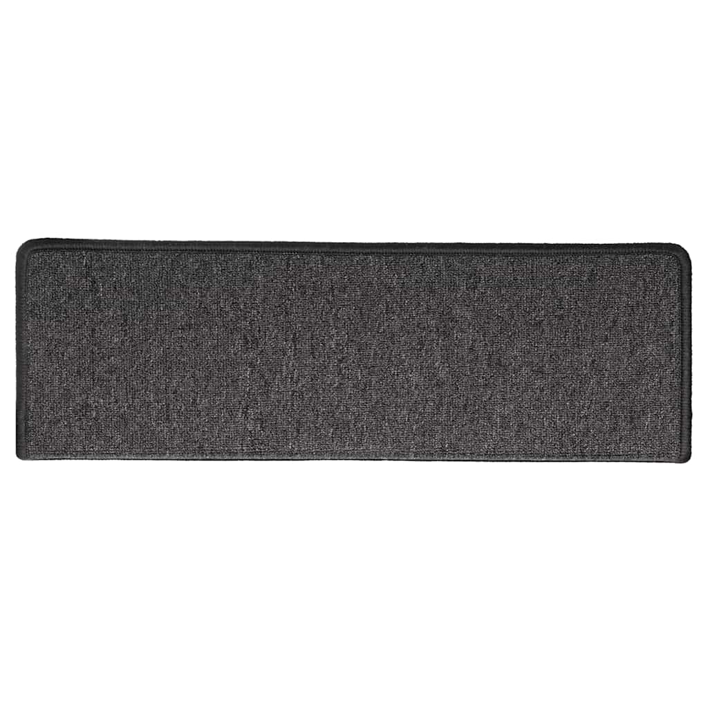 Stufenmatten 15 Stk. 65x21x4 cm Anthrazit Rechteckiger Rand