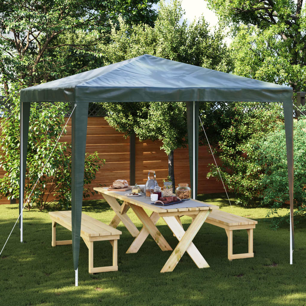 Party-Zelt 200 x 200 x 240 cm Rot PE und Stahl