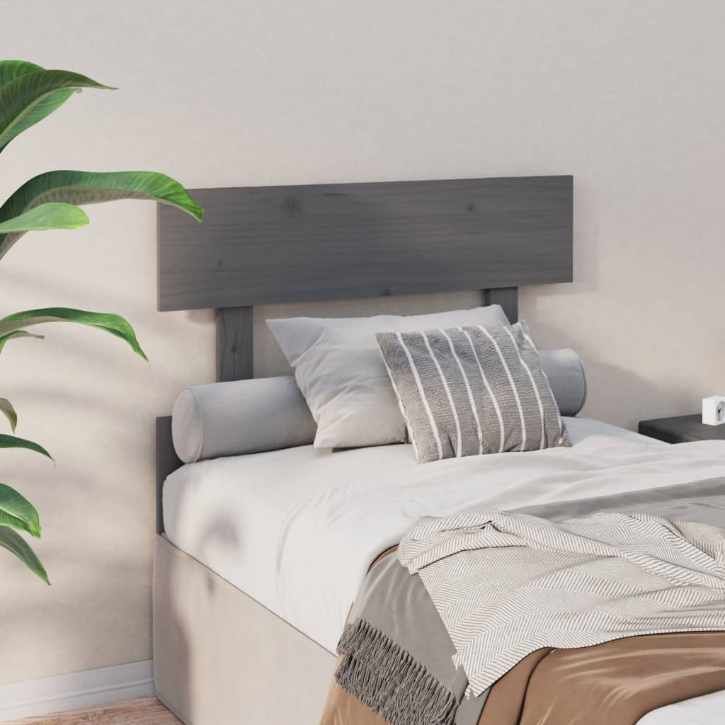 Bett-Kopfteil 78,5x3x81 cm Massivholz Kiefer