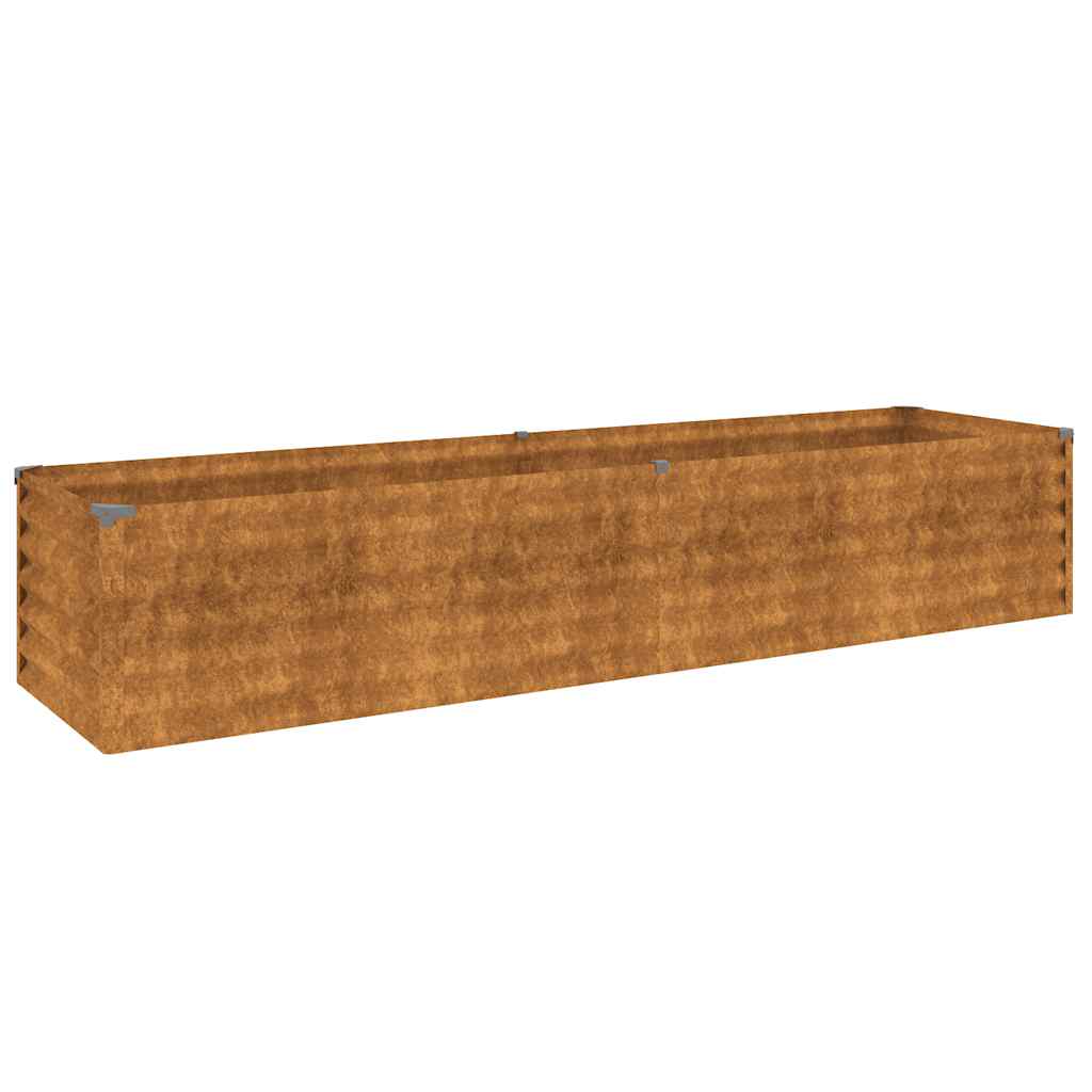 Garten-Hochbeet 100 x 50 x 36 cm Cortenstahl