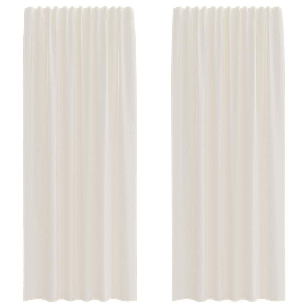 Voile Vorhänge mit Ösen 2 Stk. Apfelgrün 140x140 cm