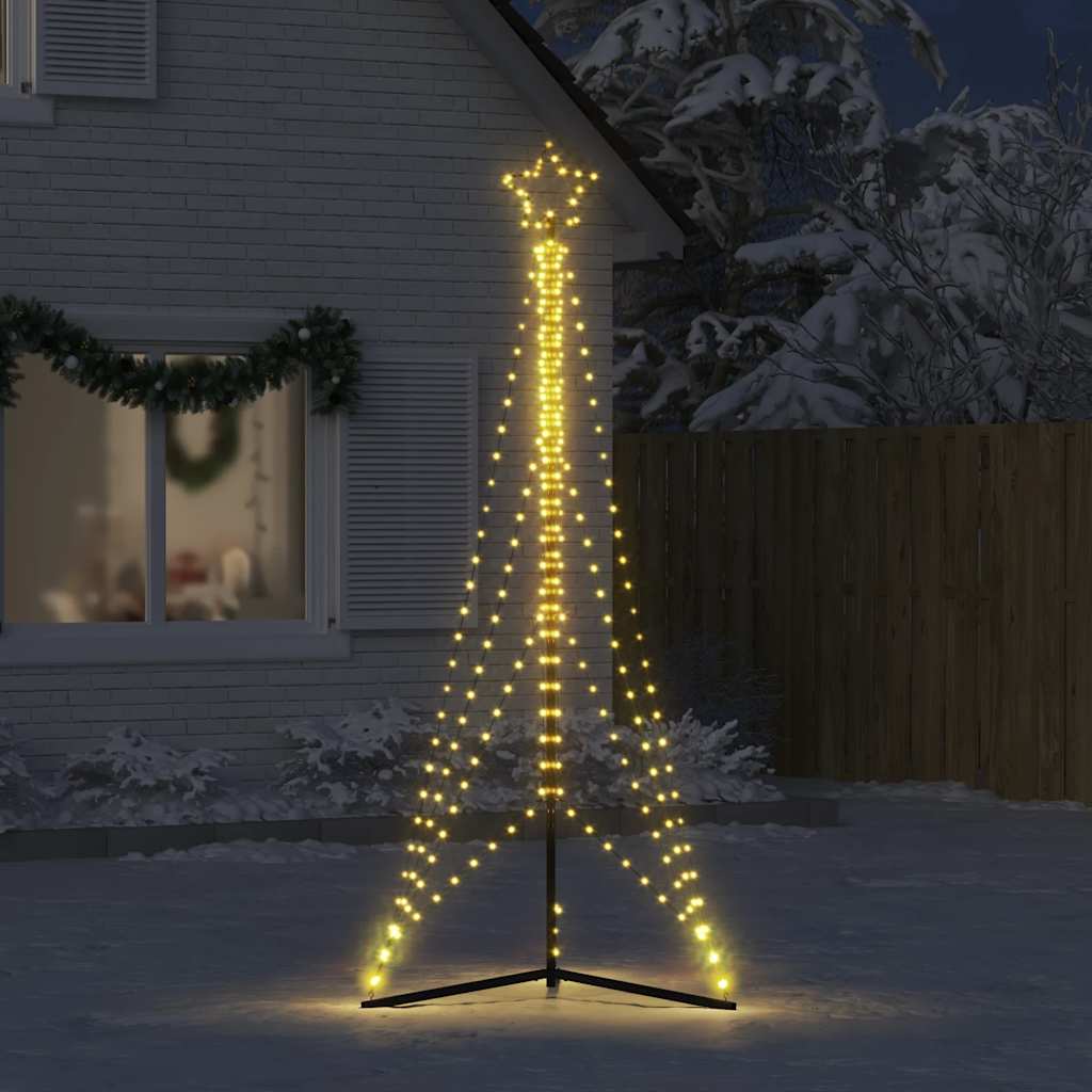 LED Weihnachtsbaum 363 LEDs Warmweiß 182 cm