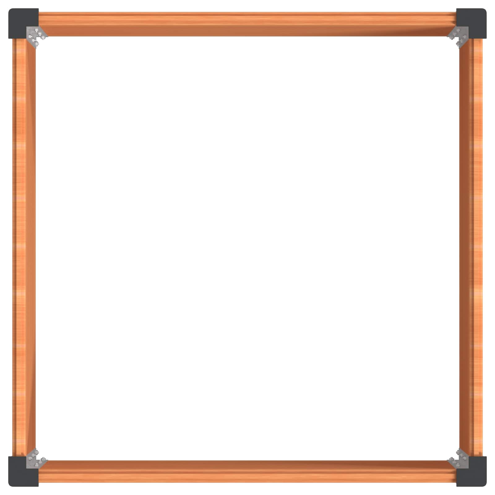 Garten-Hochbeet 200x50x54 cm WPC Grau