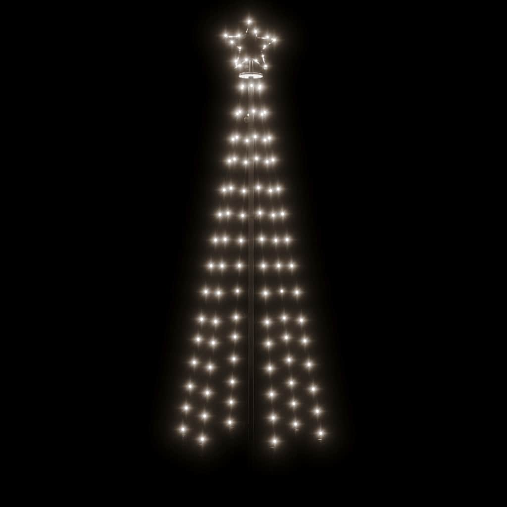 LED-Weihnachtsbaum Kegelform Warmweiß 108 LEDs 70x180 cm