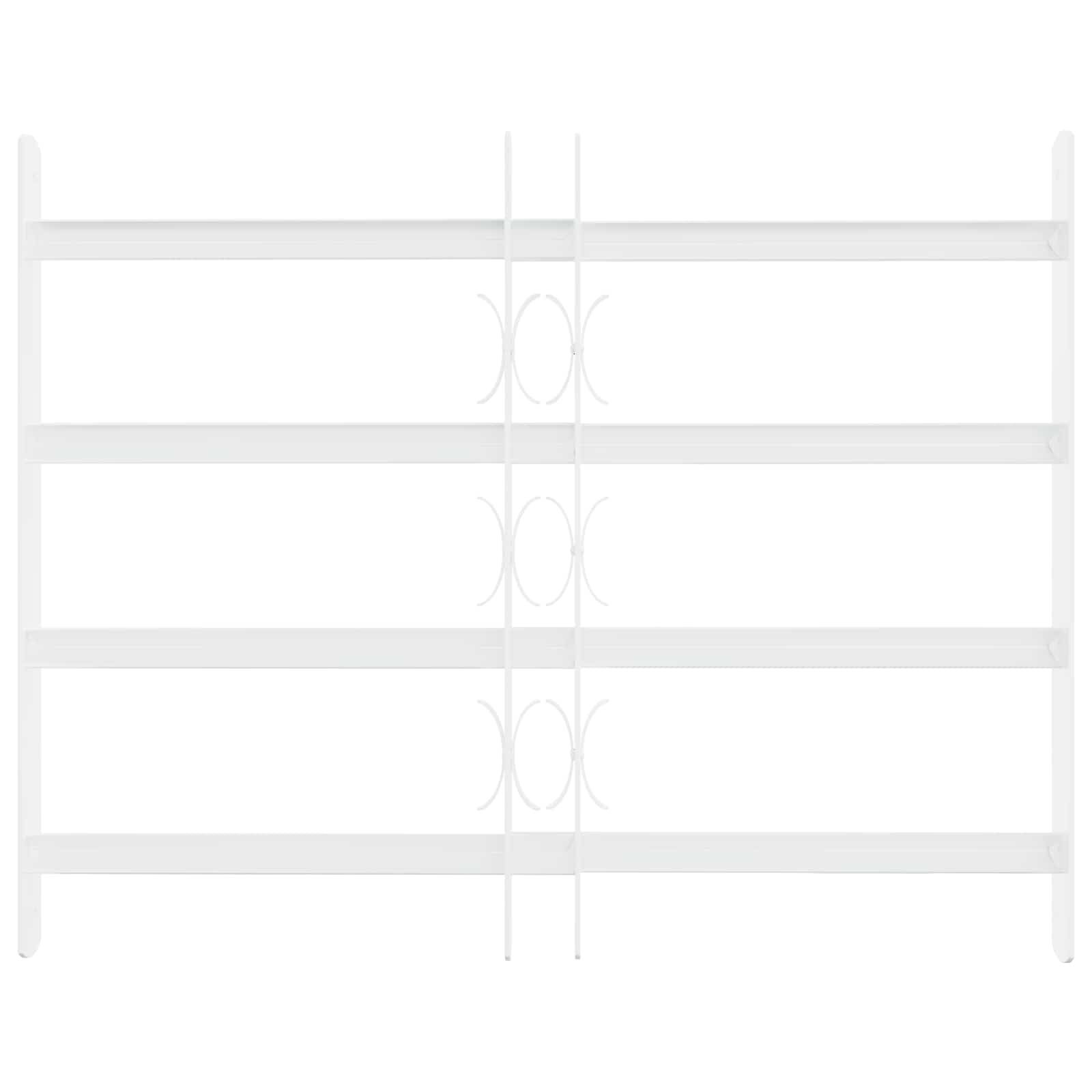 Sicherheitsgitter für Fenster mit 2 Querstangen 43-74 cm