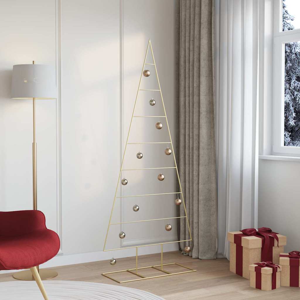 Metall Weihnachtsbaum Gold 60 cm Pulverbeschichteter Stahl