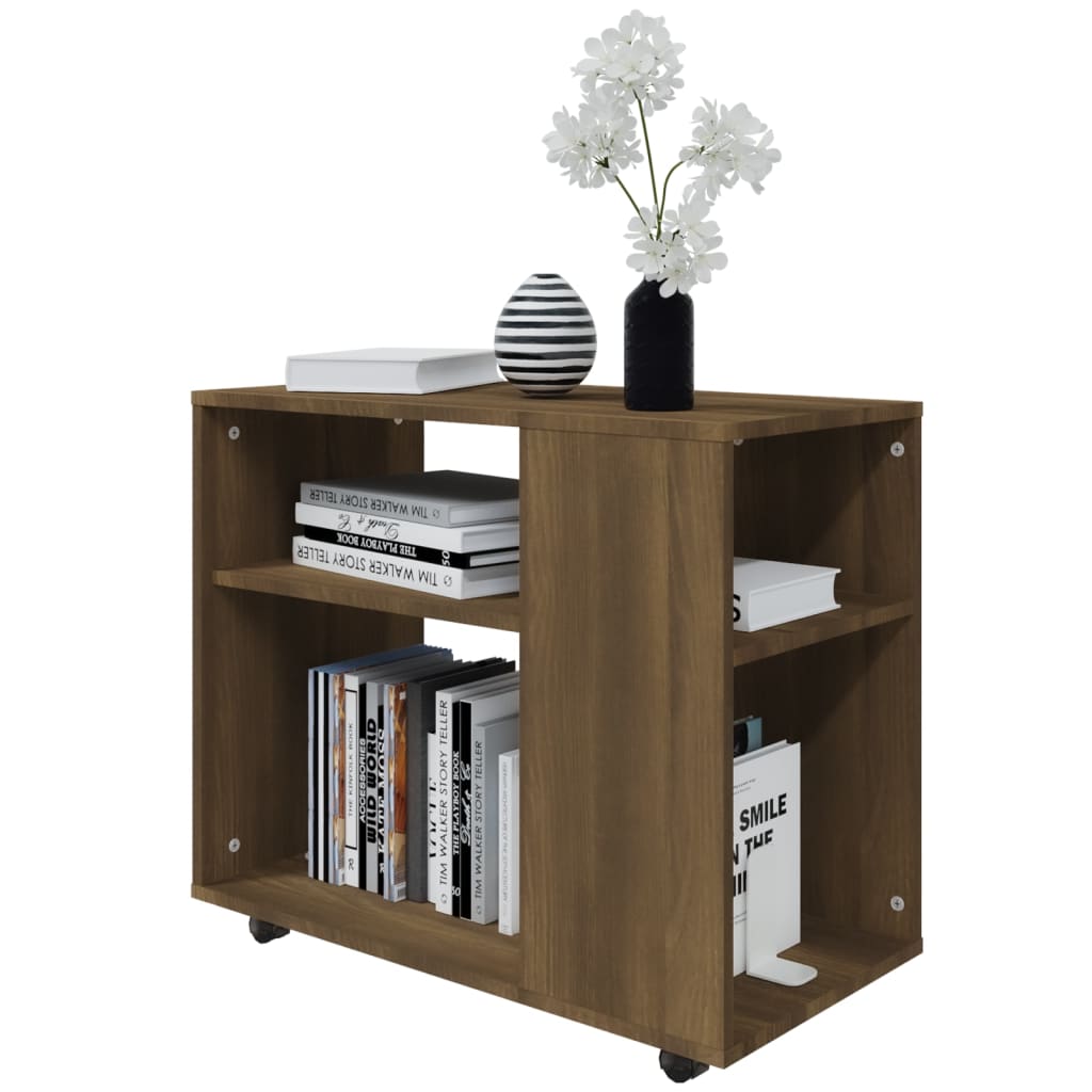 Beistelltisch Weiß 70x35x55 cm Holzwerkstoff