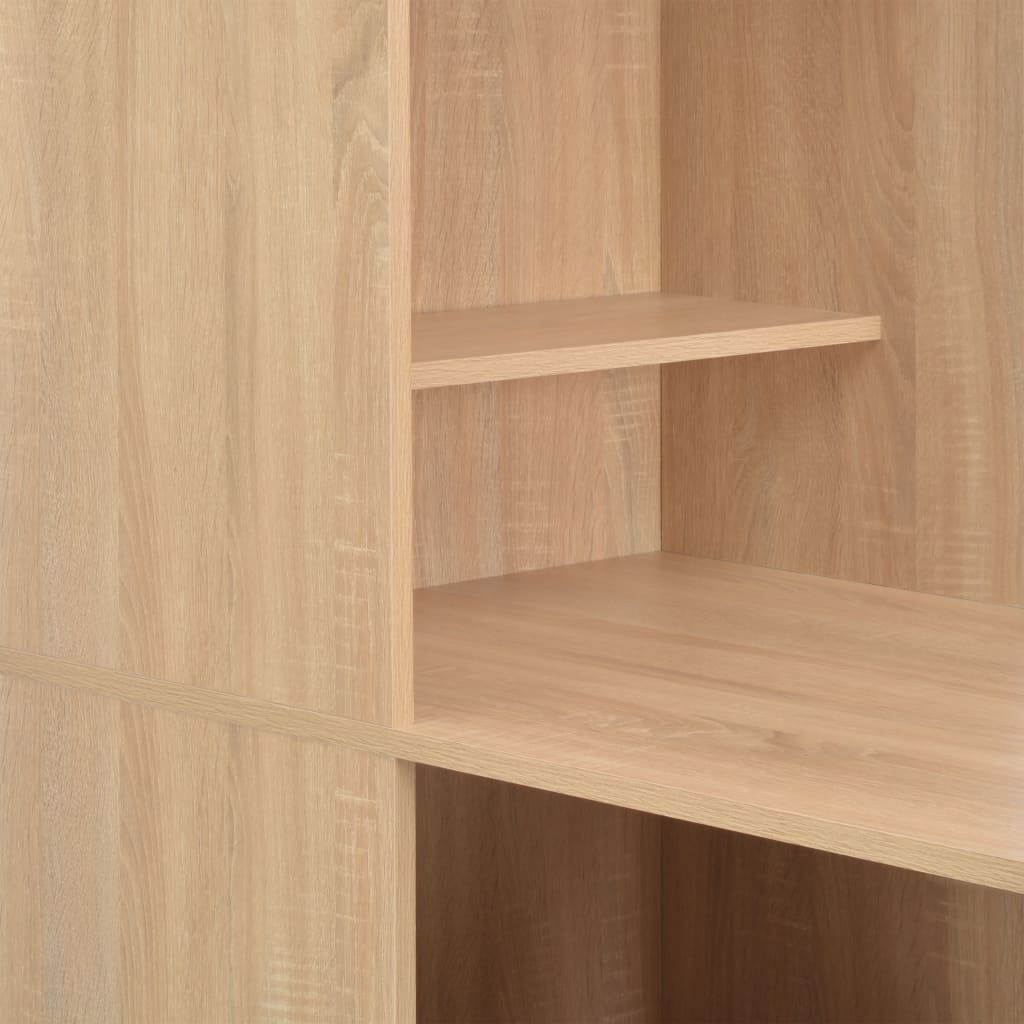 Bartisch mit Schrank Weiß 115x59x200 cm